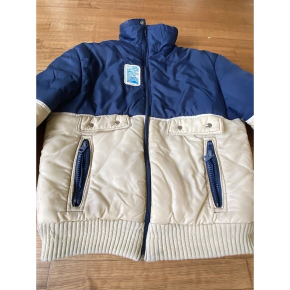 Official vintage 1980 Lake Placid Winter Olympic 80s bomber Jacket Size Large L - Picture 2 of 16